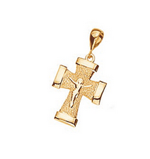 REF 540698 PINGENTE ROMMANEL CRUCIFIXO C/ FILETE LISO