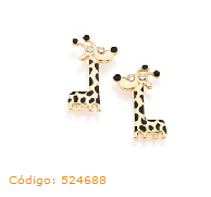 REF 524688 BRINCO INFANTIL FORMATO GIRAFA COM CRISTAIS NOS O