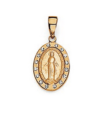 REF 540919 PINGENTE ROMMANEL NOSSA SENHORA DAS GRAÇAS