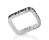 RHODIUM 110584 ANEL ROMMANEL VERDE