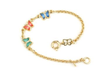 REF 550680 PULSEIRA ROMMANEL INFANTIL FIO ELO PORTUGUÊS COM