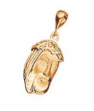 REF 540504 PINGENTE ROMMANEL COM FACE DE CRISTO